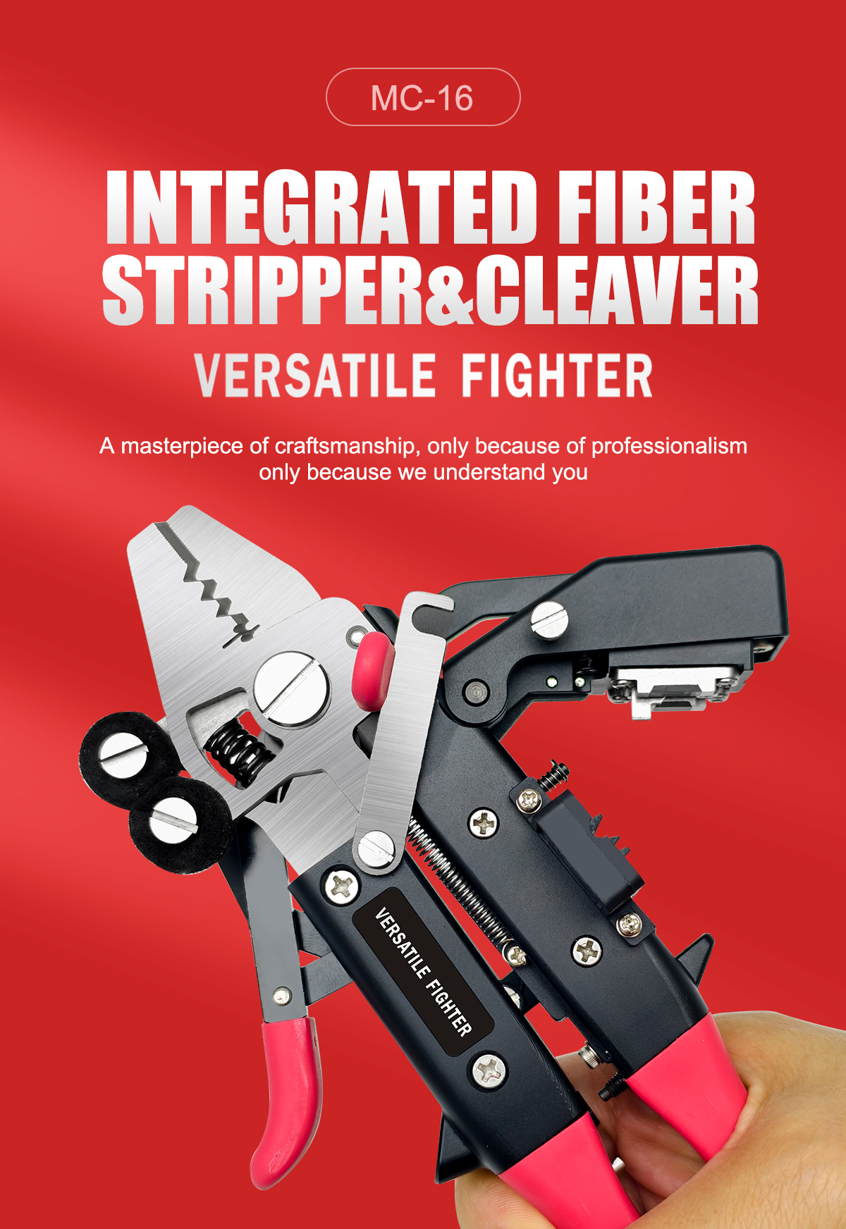 Signal Fire MC-16 Integrated Fiber Stripper & Cleaver