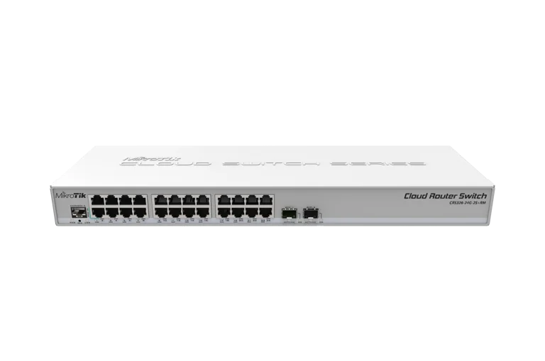 MikroTik CRS326-24G-2S+RM 24-Port Switch