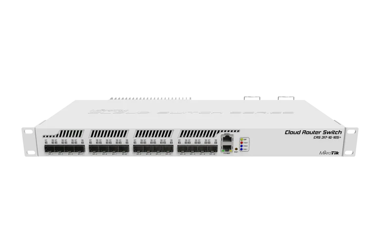 MikroTik CRS317-1G-16S+RM 16-Port SFP+ Switch
