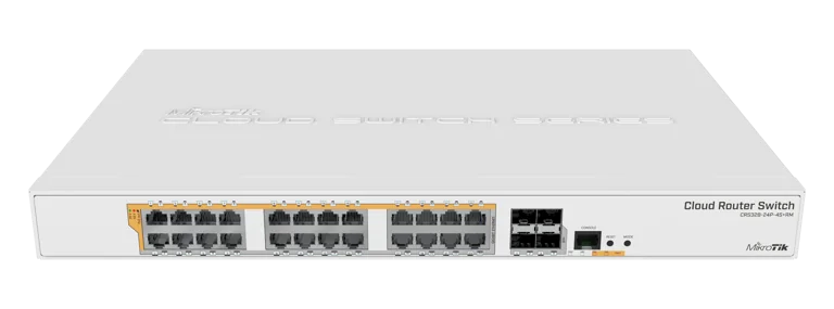 MikroTik CRS328-24P-4S+RM 24-Port PoE Switch