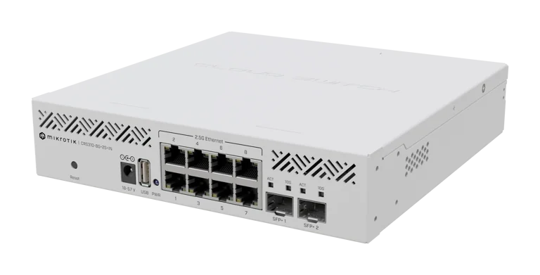 MikroTik CRS310-8G+2S+IN 2.5G Switch