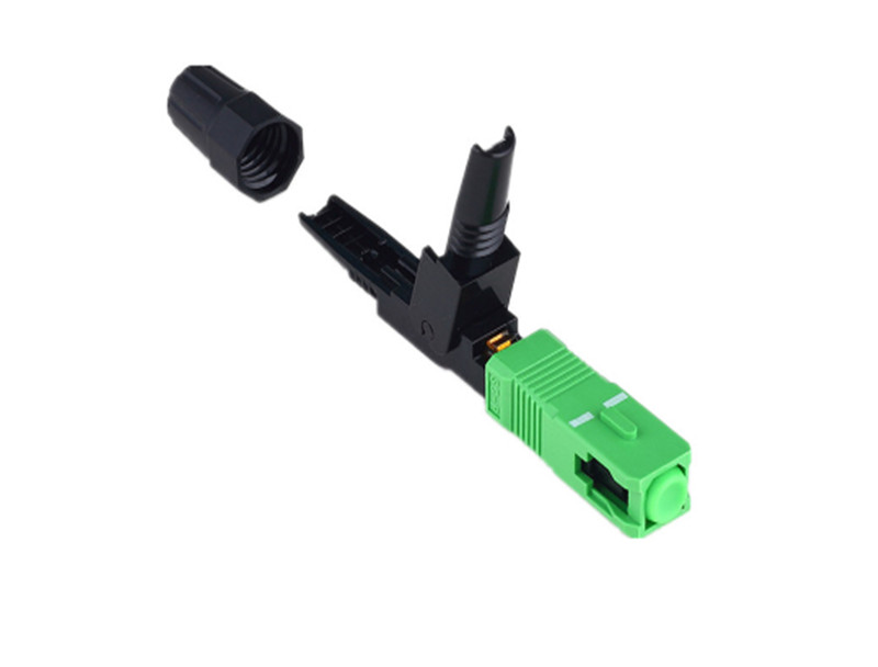 SC/APC Fast Connector (Field Assembly) for FTTH Drop Cable