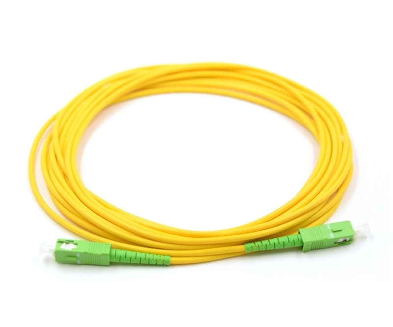 Fiber Patch Cord SC/APC-SC/APC Singlemode Simplex 3.0mm 3m