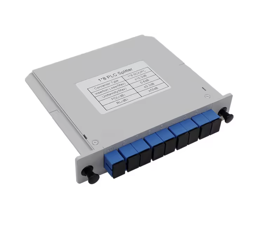 PLC Splitter Cassette (LGX) Type 1x8 SC/UPC SNTPLC-CASE-1*8-SC