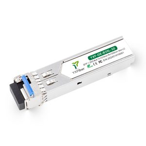 YX Fiber 1.25G SFP BiDi 1310/1550nm 3km LC — Pair (A + B)