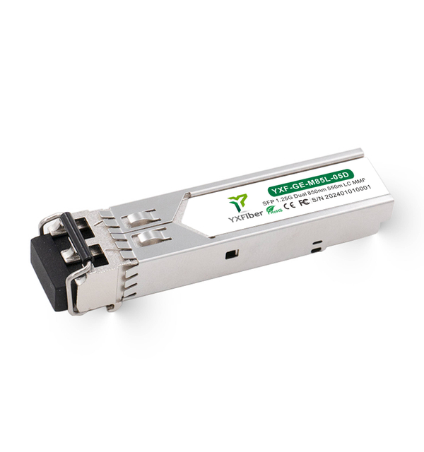 YX Fiber 1.25G SFP SX 850nm 550m Duplex LC Multimode (1000BASE-SX)