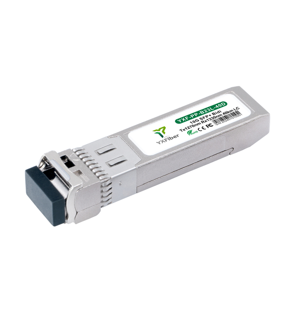 YX Fiber 10G SFP+ BiDi 1270/1330nm 40km LC — Pair (A + B)