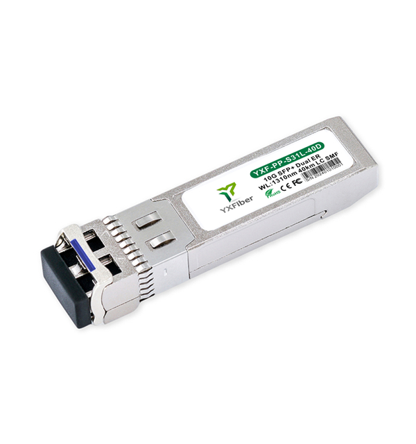 YX Fiber 10G SFP+ ER 1310nm 40km Duplex LC Single Mode