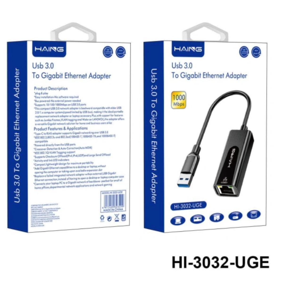 USB 3.0 to Gigabit Ethernet Adapter