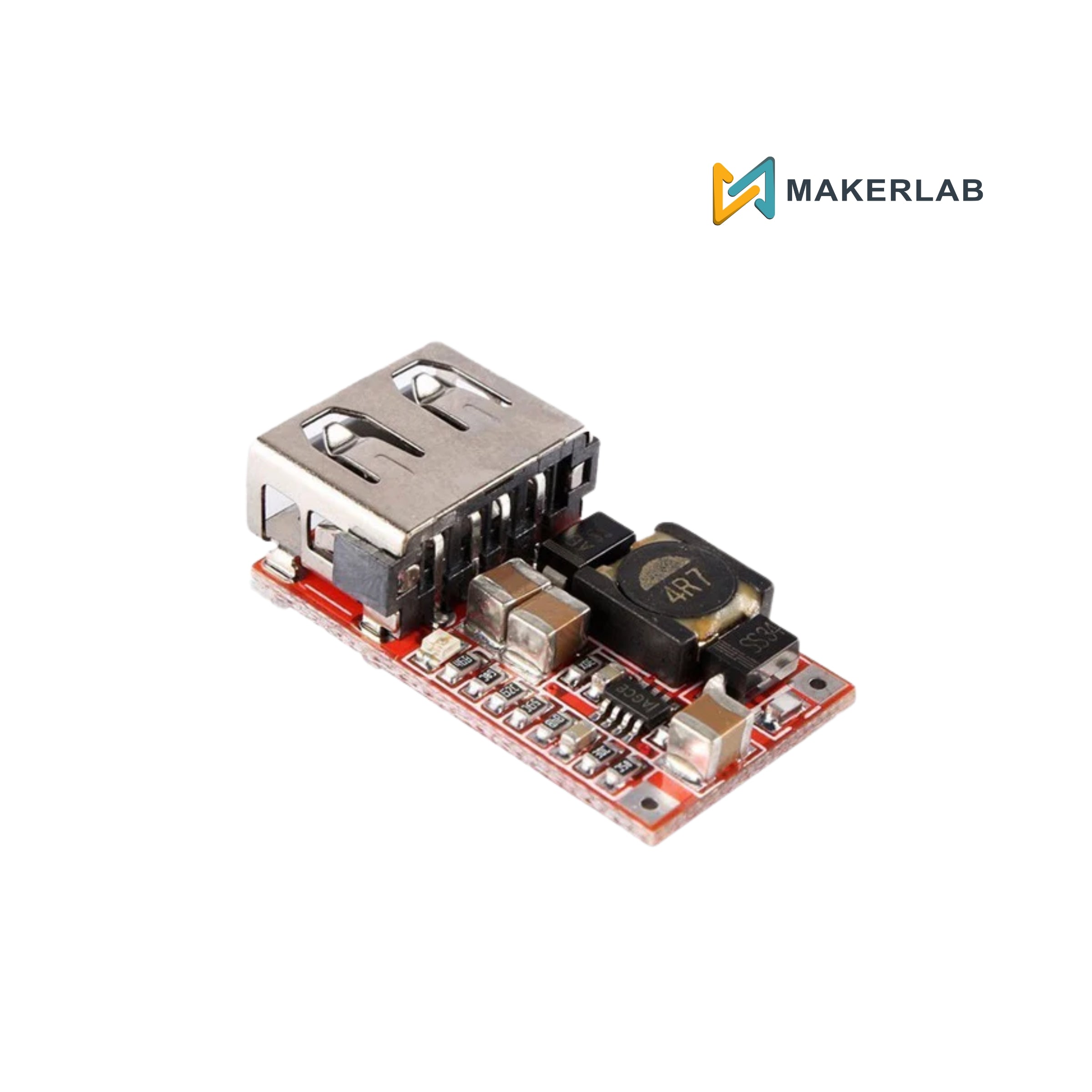 DC-DC Step-Down Converter 6–24V to 5V 3A (USB)