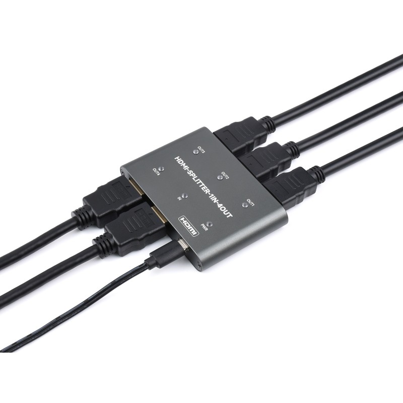 HDMI Splitter 1 In 4 Out (4K)