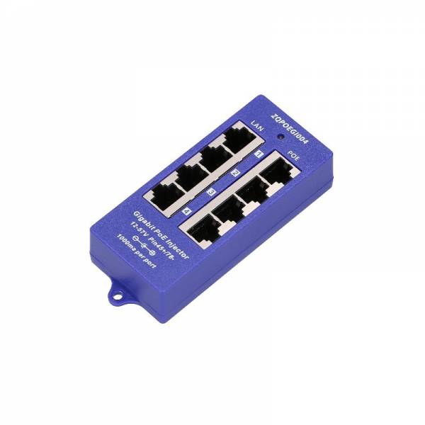 Gigabit Passive PoE Injector Panel (Multi-Port)